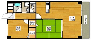 北大阪ハイツの物件間取画像